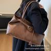 Large-capacity Bag Women's 2025 New Autumn and Winter Light Luxury Niche High-end Retro Shoulder Bag Commuter Tote Bag