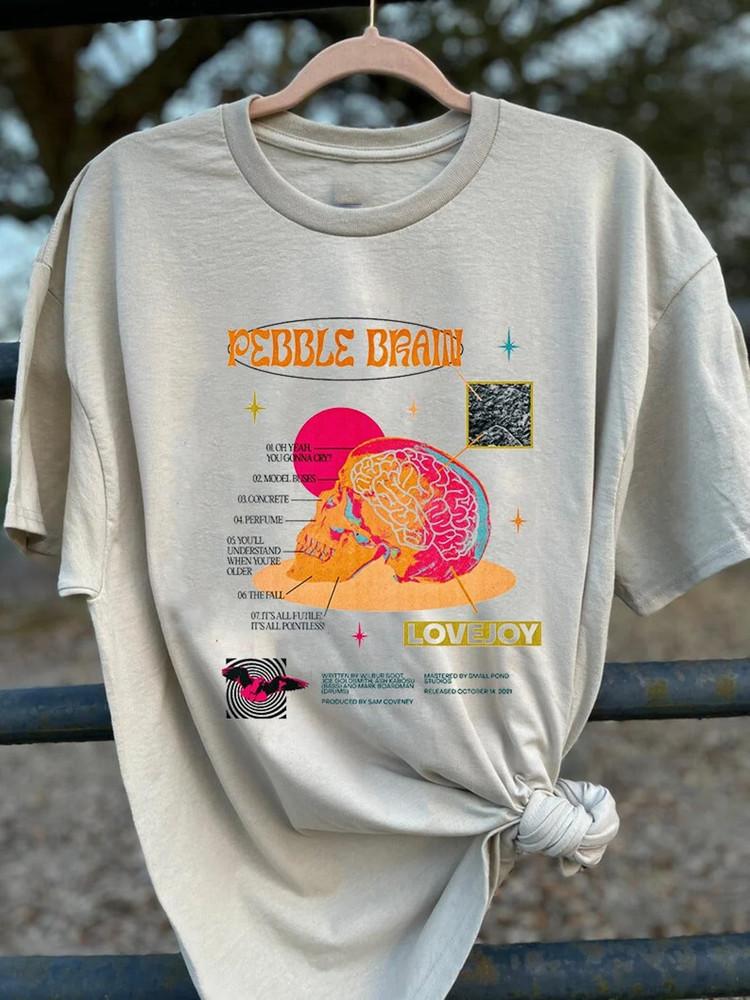 Lovejoy Pebble Brain  Полный размер S-5XL SS1084 Унисекс Футболка M