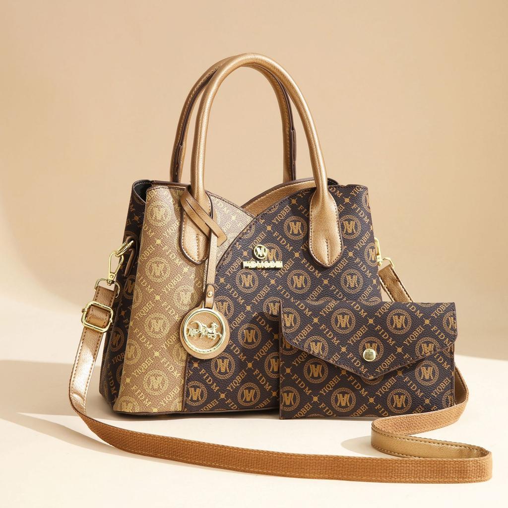 2025 new fashion trend flower shoulder large capacity women middle-aged mother bag crossbody handbag