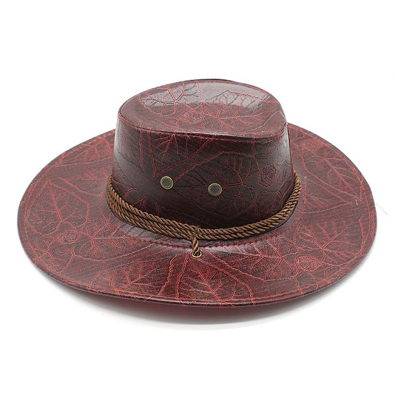 Summer American Style Big Western Cowboy Hat Straw Knight Hat Outdoor Hat Sun Hat Men And Women Breathable Hat