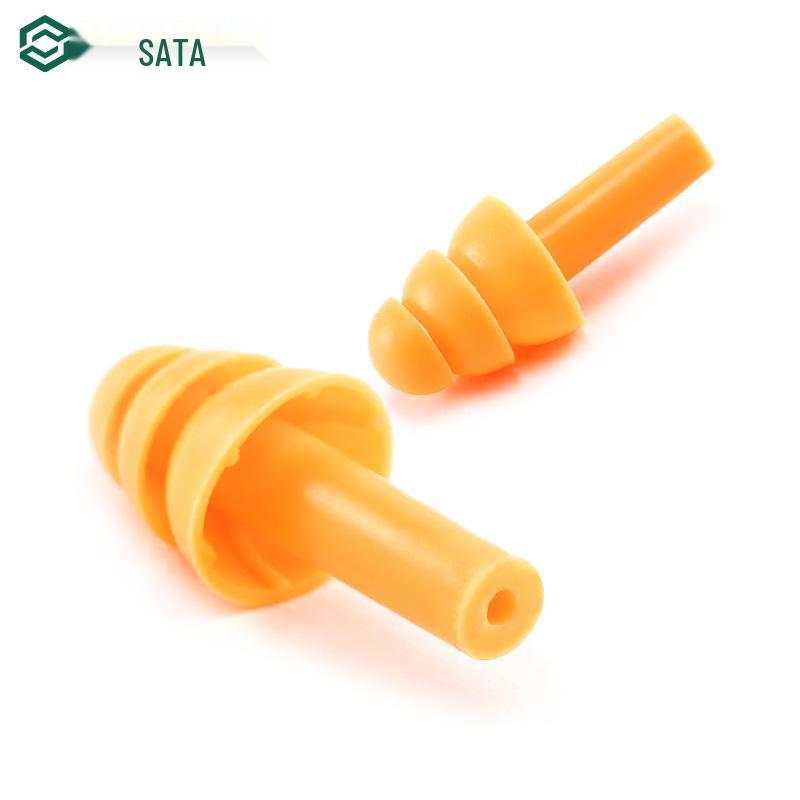 SATA Industrial Anti-Snoring Soundproof Earplugs for Sleep and Noise Reduction