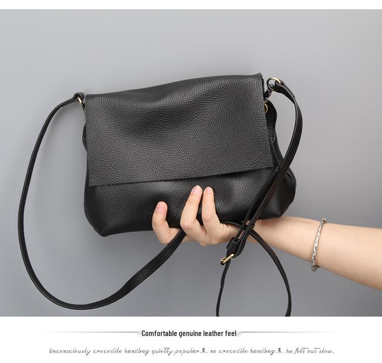 Nuova Borsa a Spalla da Donna Multi-Strato in Vera Pelle 2025 - Alla Moda, Versatile, Borsa Quadrata a Tracolla in Pelle di Mucca Casual