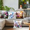 Cuscini Orchidea Federa Copricuscino Poliestere Cuscino Decorativo Divano Copricuscino Decorazione Casa