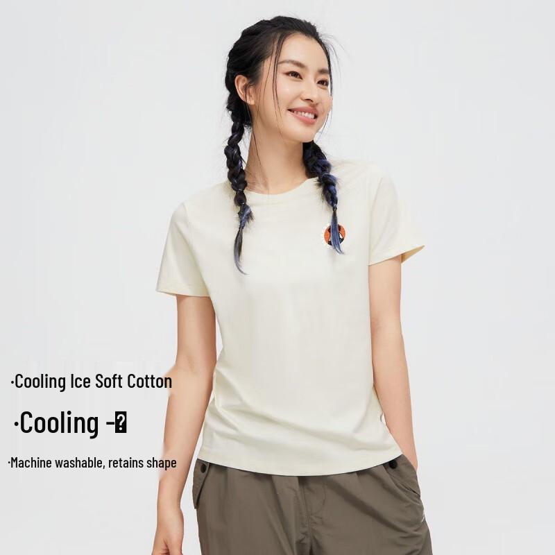 Tuoluzhe Women s Cooling Outdoor Sports Round Neck T-shirt GTK43509059 M