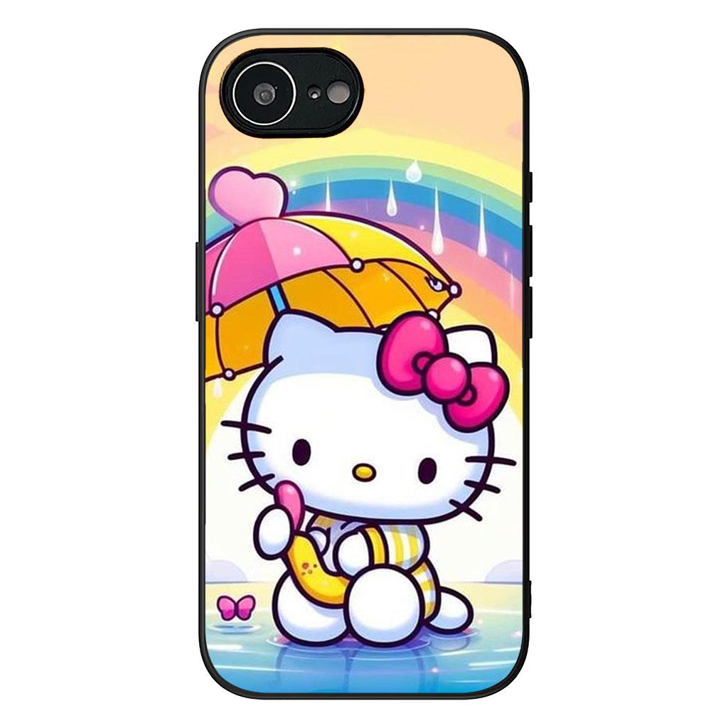 Cover for Apple iPhone 16 15 14 Plus 13 12 Mini 17 Pro Max + ProMax 16E Air Phone Case Hello Kitty Cat PInk