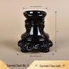 Black Resin High-Grade Crystal Ball Display Stand