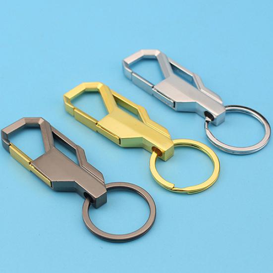 Gifts Simple Metal Keychain Key Chain Car Business Key Ring