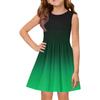 Sommer-Prinzessinnenkleid für Mädchen - A-Linien-Weste mit eingesetztem Rock