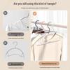Plastic Non-Slip Clothes Hangers: 100-Pack, Non-Marking, Anti-Shoulder Bump Design, Perfect for Drying and Hanging.