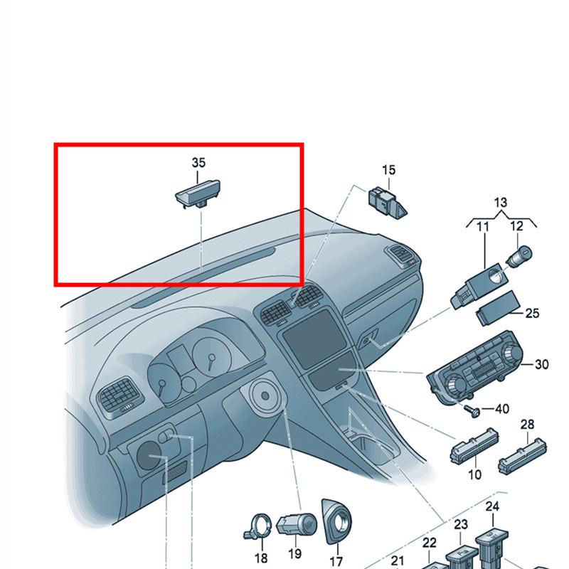 

Sagitar Sunshine Sensor Cover Cap 16D919068A Sensor Included