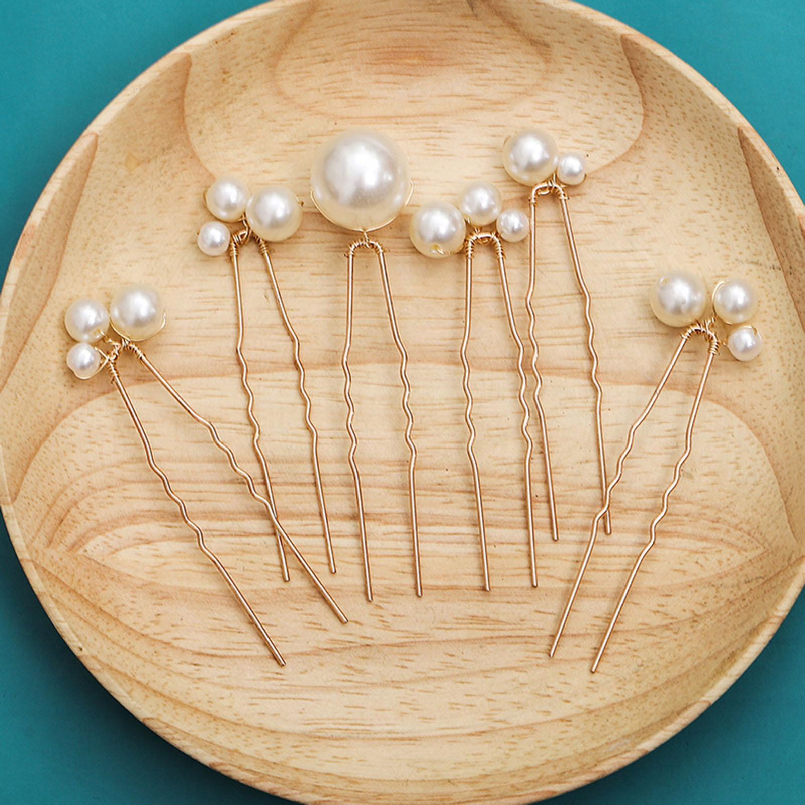 

6 шт. стразы U-образные шпильки для волос маленькие простые свадебные шпильки для волос невесты свадебное украшение для волос свадебные аксессуары для волос для женщин