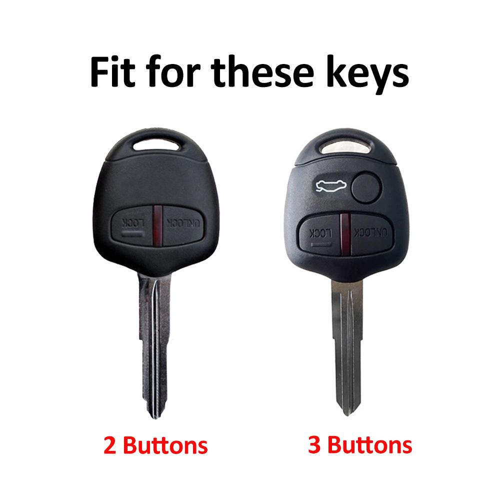 Tpu Auto Keyless Keychain Protector Car Key Case Shell Fob Cover For Mitsubishi Grandis Pajero Sport Outlander Asx Colt Lancer