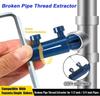 Broken Pipe Head Screw Extraction Faucet Angle Valve Broken Wire Extractor for 1/2 Inch 3/4 Inch Thread Removal Tools