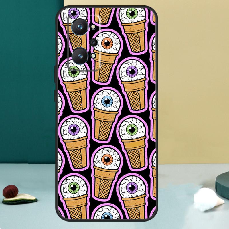 Crazy Eyeball Pattern For Realme GT 6T 5 6 GT 7 Pro C67 C75 C61 C55 C53 C51 C21Y C25S 10 11 12 13 14 Pro Plus Case
