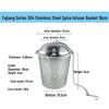 304 Stainless Steel Spice Infuser & Tea Steeping Mesh Ball