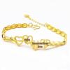 Vietnam Sa Gold Lifelong Love Bracelet: Gold-Plated Copper Jewelry Valentine's Gift for Girlfriend