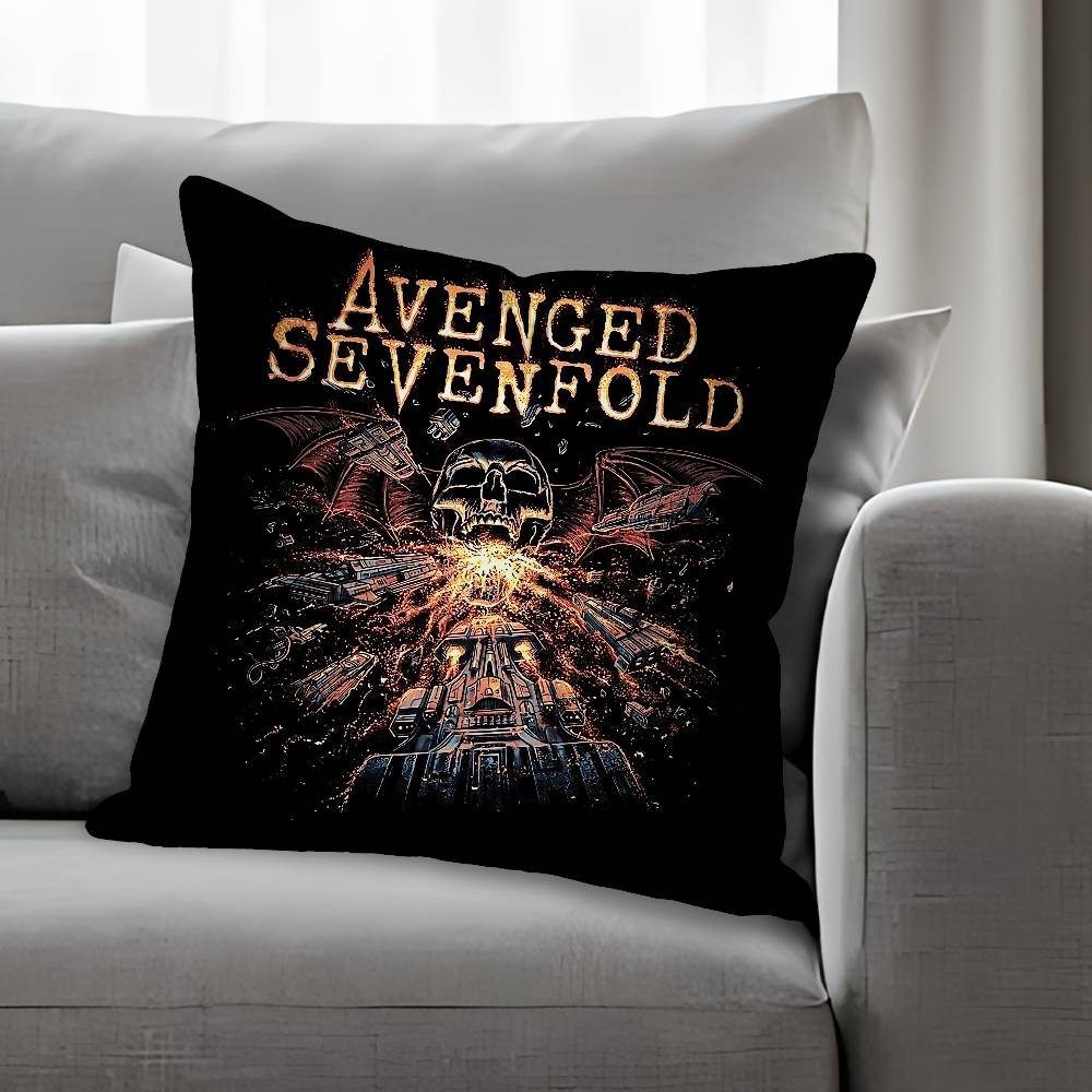 A-Avenged S-Sevenfold Various Sizes Square Pillow Case For Car Home Bedchamber Decor Custom Valentine gift
