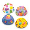 100 Pcs Party Balloon Paper Muffin Liners, 78x53x31mm, Cupcake Wrappers for Birthday and Party Baking Accessories