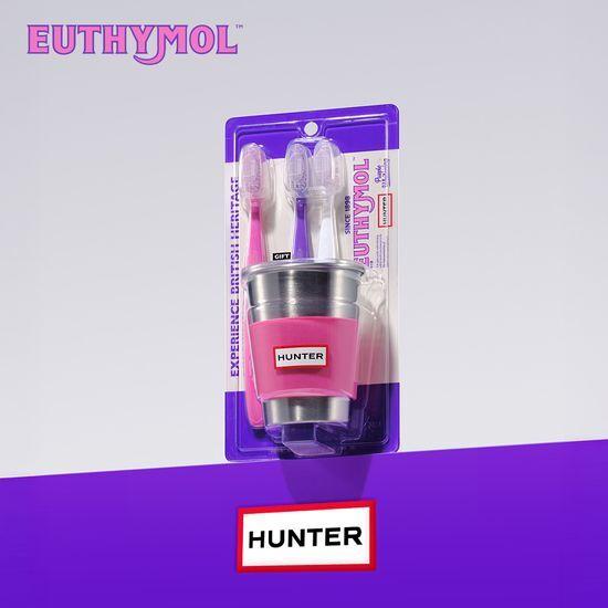 Whitening Purple Toothbrush 3-Pack Promotion (+ Travel Mug)