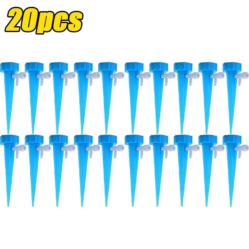 2/30 Stück Automatische Tropfbewässerungssysteme Einstellbarer Pflanzen-Blumenbewässerungs-Spieß Wassertropfer Gerät Garten Gewächshaus Bewässerungswerkzeug