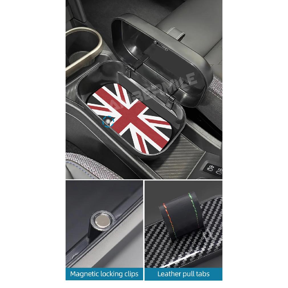 Central Control Storage Box For BMW Mini Cooper F65 F66 2024 2025 Central Armrest Storage Box Car Accessories