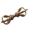 Vintage Brass Tibetan Tantric Vajra Pestle Amulet Ornament Decoration