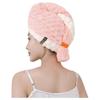 Reusable Extra Large Quick-Dry Hair Towel Thick Soft Super Absorbent Microfiber Turban with Wide Brim Anti Slip