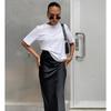 Satin Elegant Trumpet Black Trafaluc Skirts Fashion Slim High Waist Skirts Women Female Solid Office Long Skirt Woman