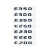 Car Trunk Letters Logo Emblem Badge Decals Sticker For Mercedes Benz E Class E200 E220 E230 E250 E260 E300 E350 E400 W212 W213 VH0