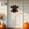 Seasonal Festive Photo Props Cute White Ghost Halloween Door Hanger, Pumpkin Witch Hat Welcome Happy Fall Farmhouse Decor Sign, Easy Hang for