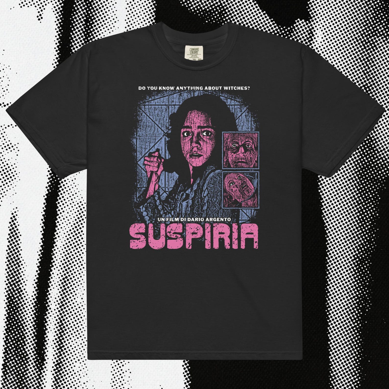 Suspiria Directed By Dario Argento: Giallo Horror Comfort Colors T-Shirt S