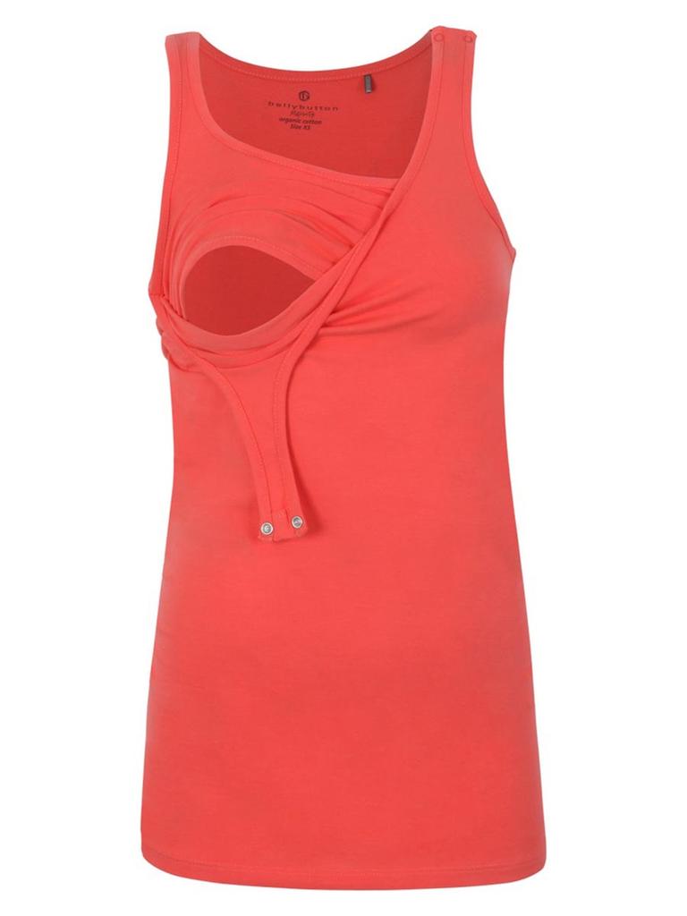Women' red Bellybutton Maternity nursing top