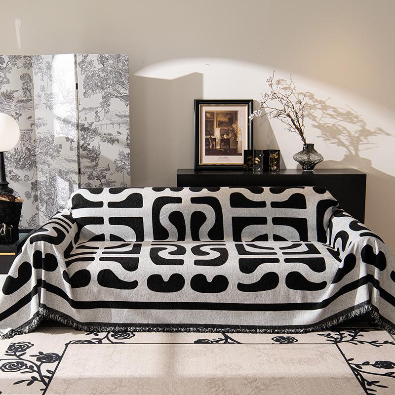Light Luxury Chenille Sofa Cover Towel Four Seasons Universal Sofa Cushion Cover Universal All-Inclusive Cover Blanket Dustproof