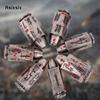 7 Pcs Silver Red Metal Bullet Black Number Sharp Edge Dice Polyhedral Dice Suitable for Role-Playing RPG Card Game