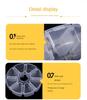 Bead Jewelry Container 8 Grid Nail Art Water Diamond Storage Box Fish Hook Storage Box Coin Storage Box
