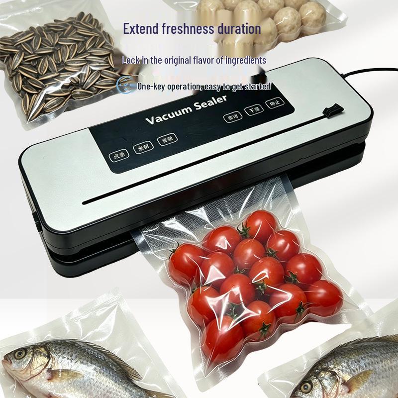 Dual-Use Dry & Wet Vacuum Sealer Machine for Home Kitchen