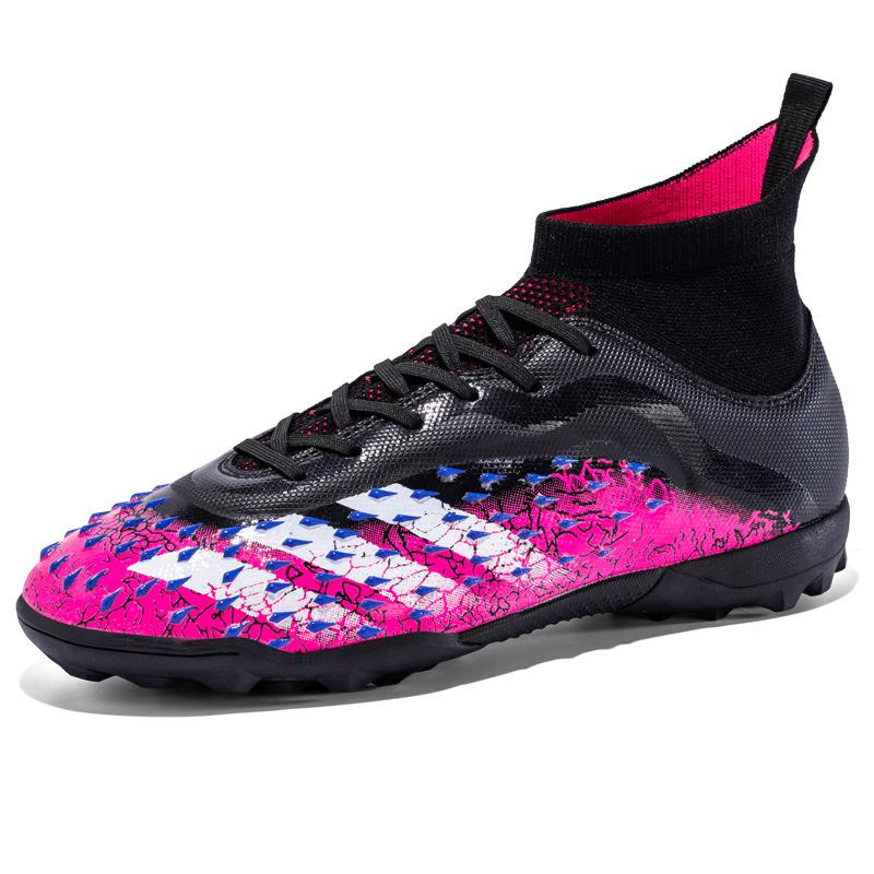 Mandarin Duck Large Size High Top Football Shoes New Men'S And Women'S Training Shoes Student Football Shoes Long Nails Broken Nails Shoes
