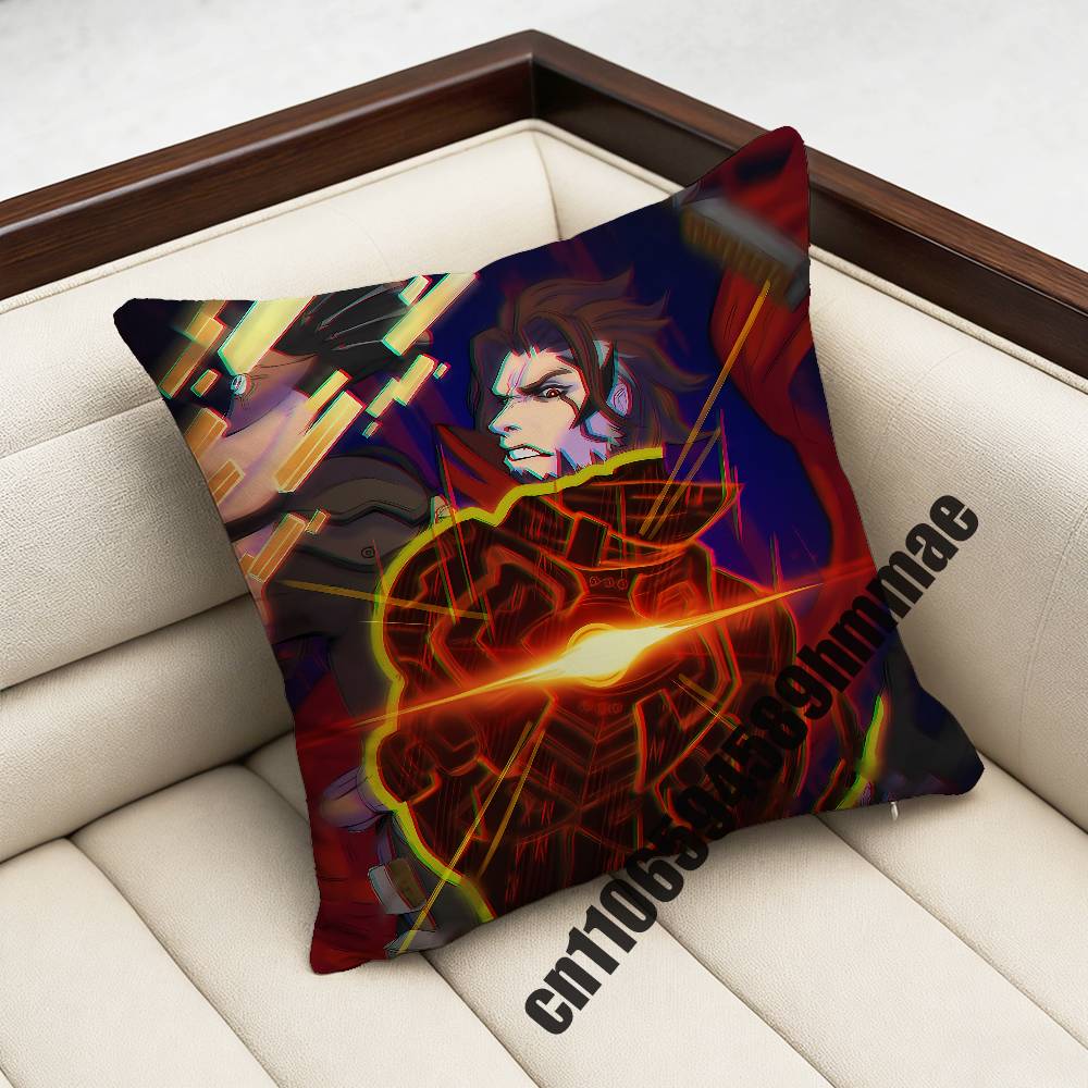 For Emre O-Overwatch Throw Pillow Case Sham 45X45Cm 40X40Cm Square Car Pillowcase Pad Cushion Cover
