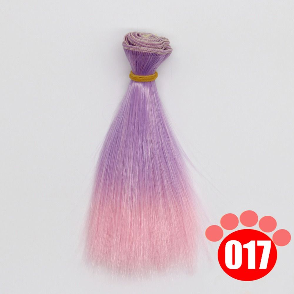 15*100CM Doll Hair Colorful Children Toy Gift 2024 Bjd Wig  for 1/4 1/6 1/8 Bjd