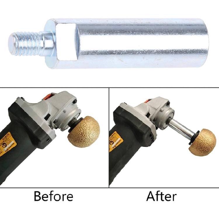 Stainless Steel M14 to M10 Extension Connecting Rod for 100/125 Angle Grinder