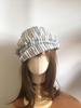 Japanese Style Beret Hat Asymmetrical Stripes Crinkle Texture Vintage Artistic Newsboy Cap Spring Summer for Women Men Unisex