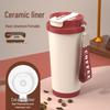 Dual-Drink Ceramic Lined 316 Stainless Steel Insulated Travel Mug