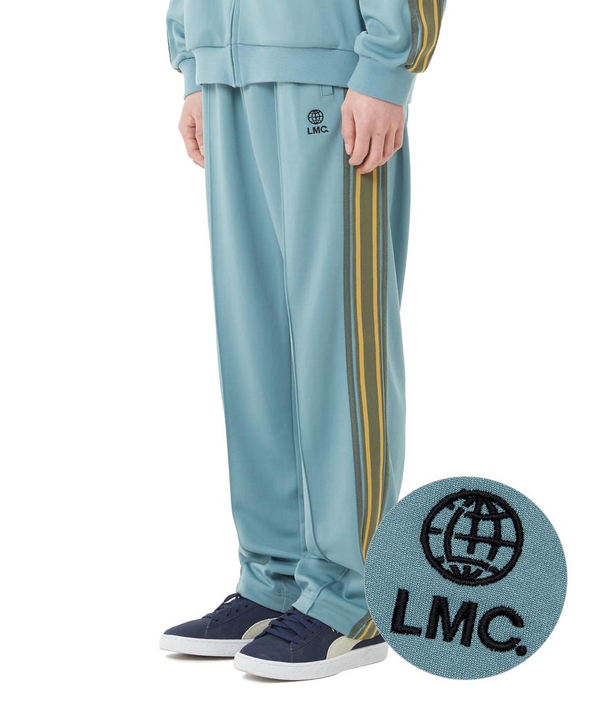 LMC Side Striped Jersey Track Pants Gray Mint