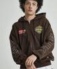 Cherry Punches Motor Company Zip-Up Hoodie (Brown)