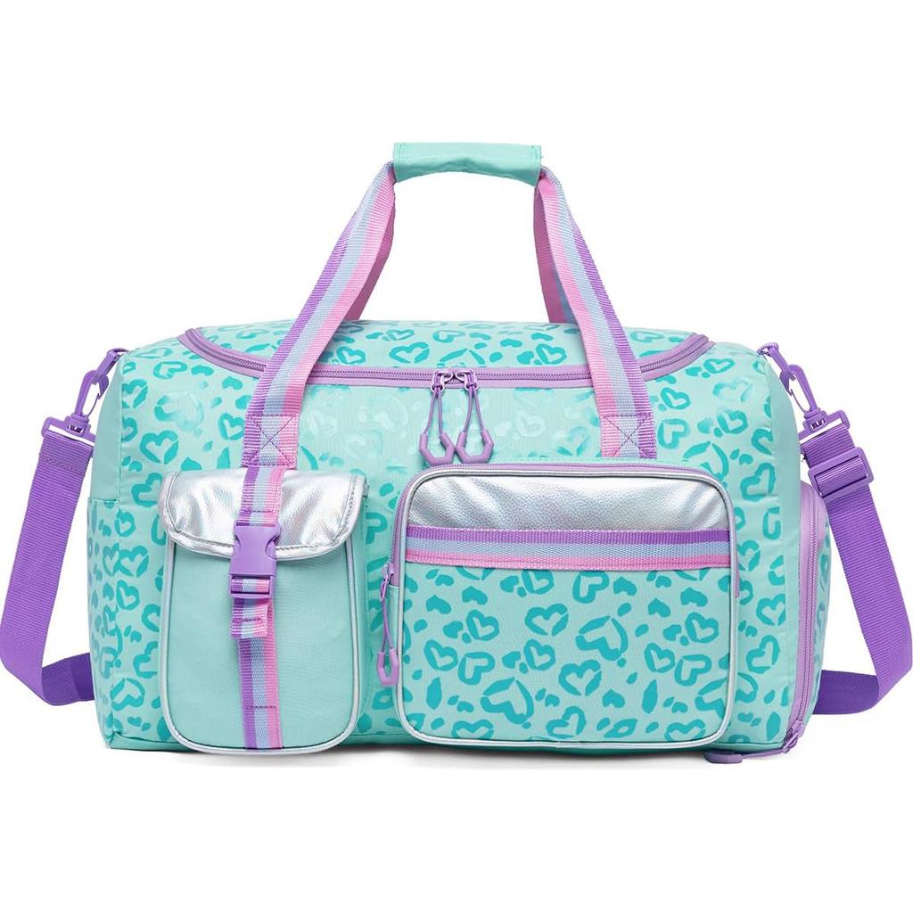 Kinder Reisetasche Mädchen Damen Reisetasche Geschenke Übernachtungstasche für Mädchen Damen Tragetasche Übernachtungstaschen für Mädchen Fitnessstudio Tanztaschen mit Schuh