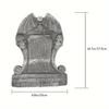 4 Pcs Realistic Halloween Tombstone Decorations Are Used for Haunted Houses Courtyards and Outdoor Halloween Parties.
