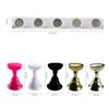 1Set False Nail Tips Practice Trainning Display Stand Holder Base Alloy Crystal Nail Art Polish Display Manicure Tools