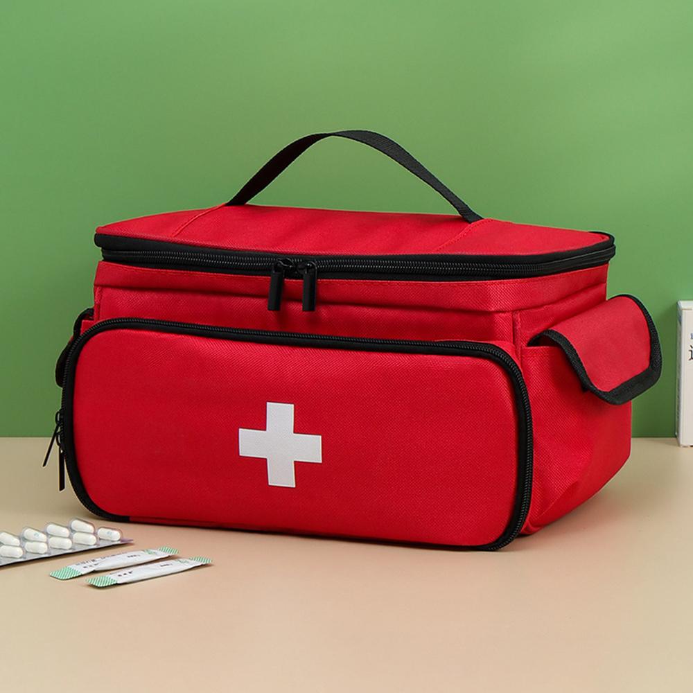 

1/3 шт. сумка для лекарств из ткани Оксфорд, портативная аптечка первой помощи для путешествий, медицинская сумка большой вместимости, сумка для хранения лекарств, набор из трех предметов