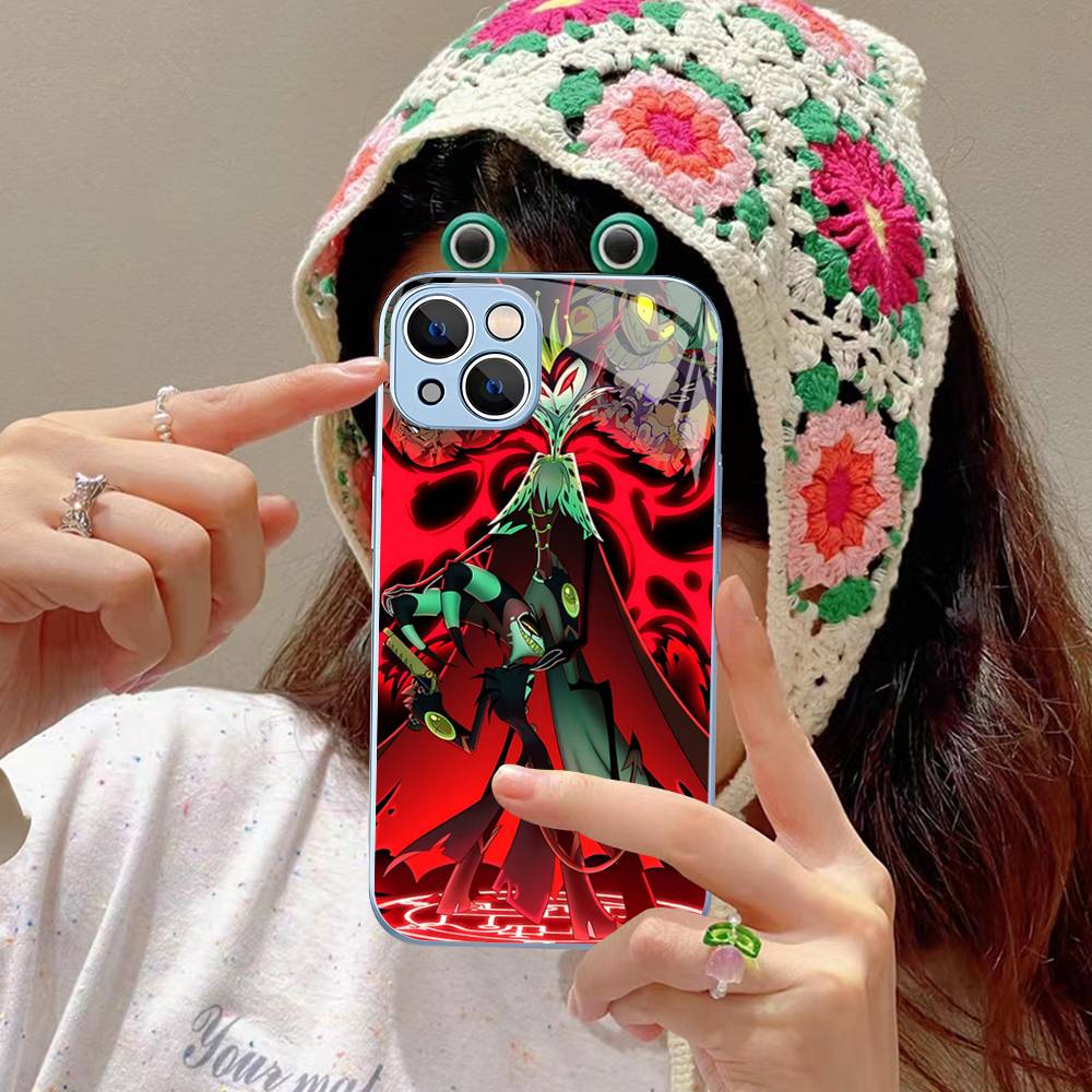 H-Helluva Boss Anime For IPhone 14 13 12 Mini 11 Pro XS Max X XR 14 Plus Tempered Glass Cover