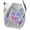 Felice Giorno Stampa Graffiti Felpa con Cappuccio per Bambini Street Hip Hop Felpa con Cappuccio Moda Felpe con Cappuccio Vintage Abbigliamento Ragazzo Ragazza